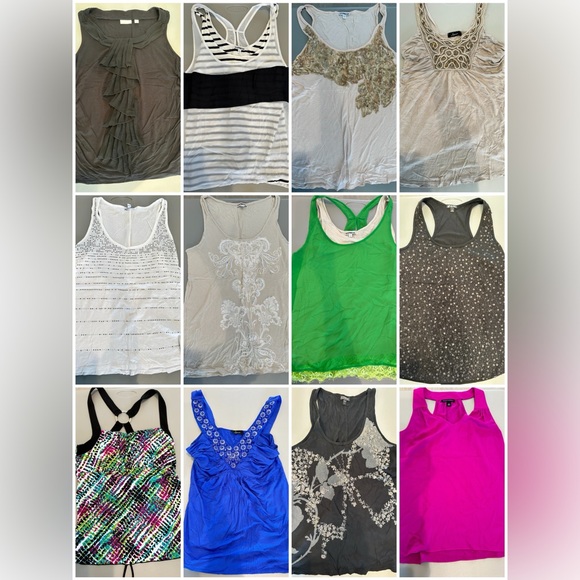 Sleeveless Top Grab Bag Lot - size L - Picture 2 of 3